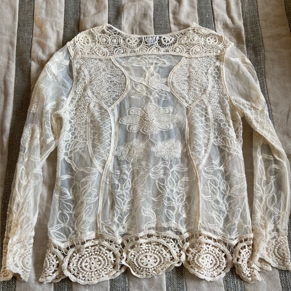 Blair Sheer Lace Top - Picture 2 of 4